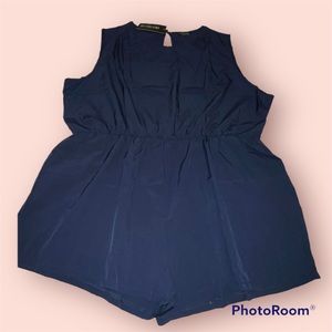 Involand Navy blue romper. Size 24W